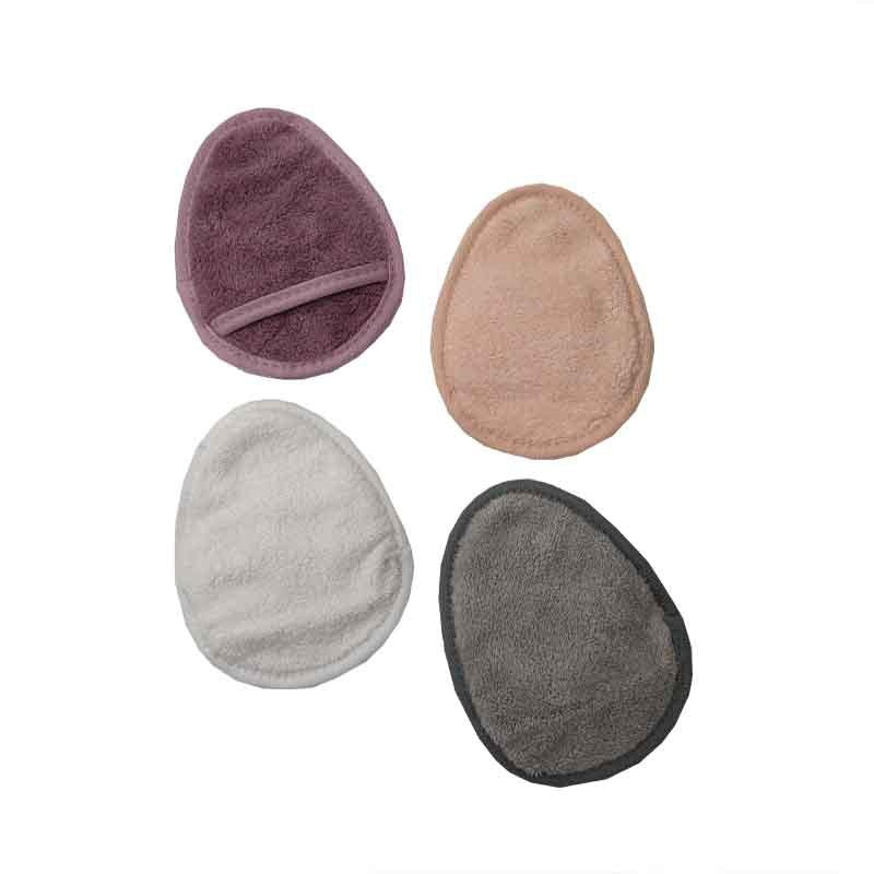 Coral Fleece Waterdrop-Shaped Skin-Friendly Puff Beauty Towel