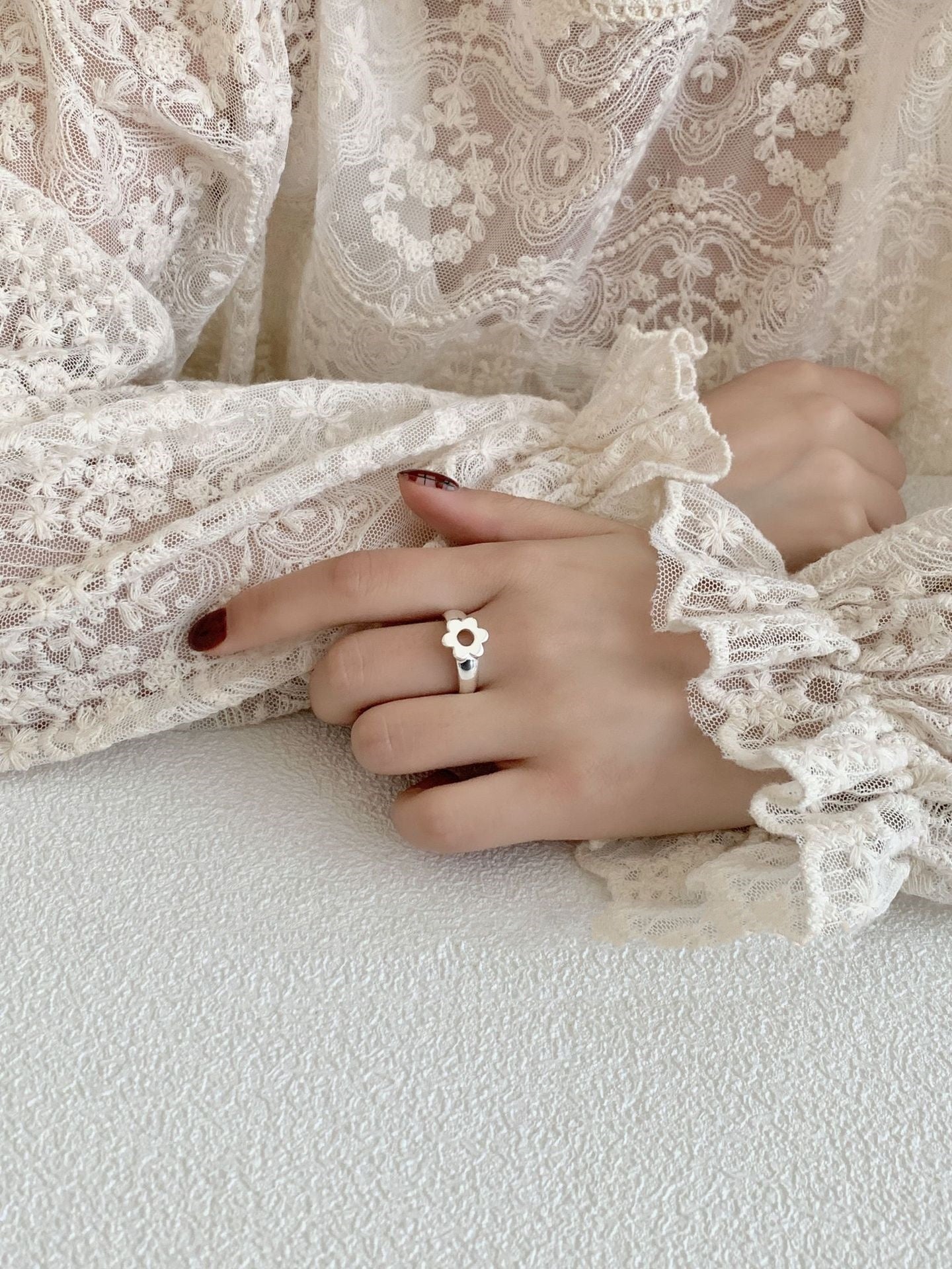 Korean Heavy Industries Sterling Silver Ring For Women