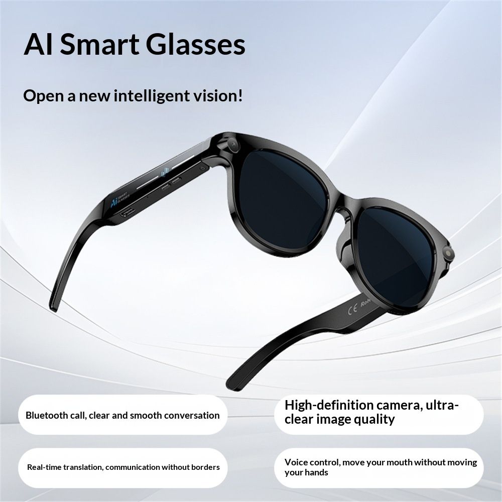 Smart Glasses Bluetooth Calling Photo And Video Recording AI Translation Recognition And Music Playback