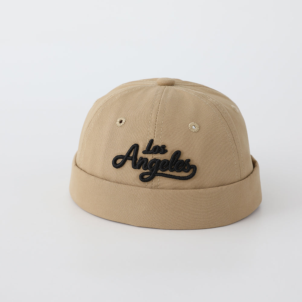 New Children's Single-color Multi-letter Three-dimensional Embroidered Adjustable Minimalist Hip-hop Style Brimless Hat Suitable For Street, Travel And Party Events