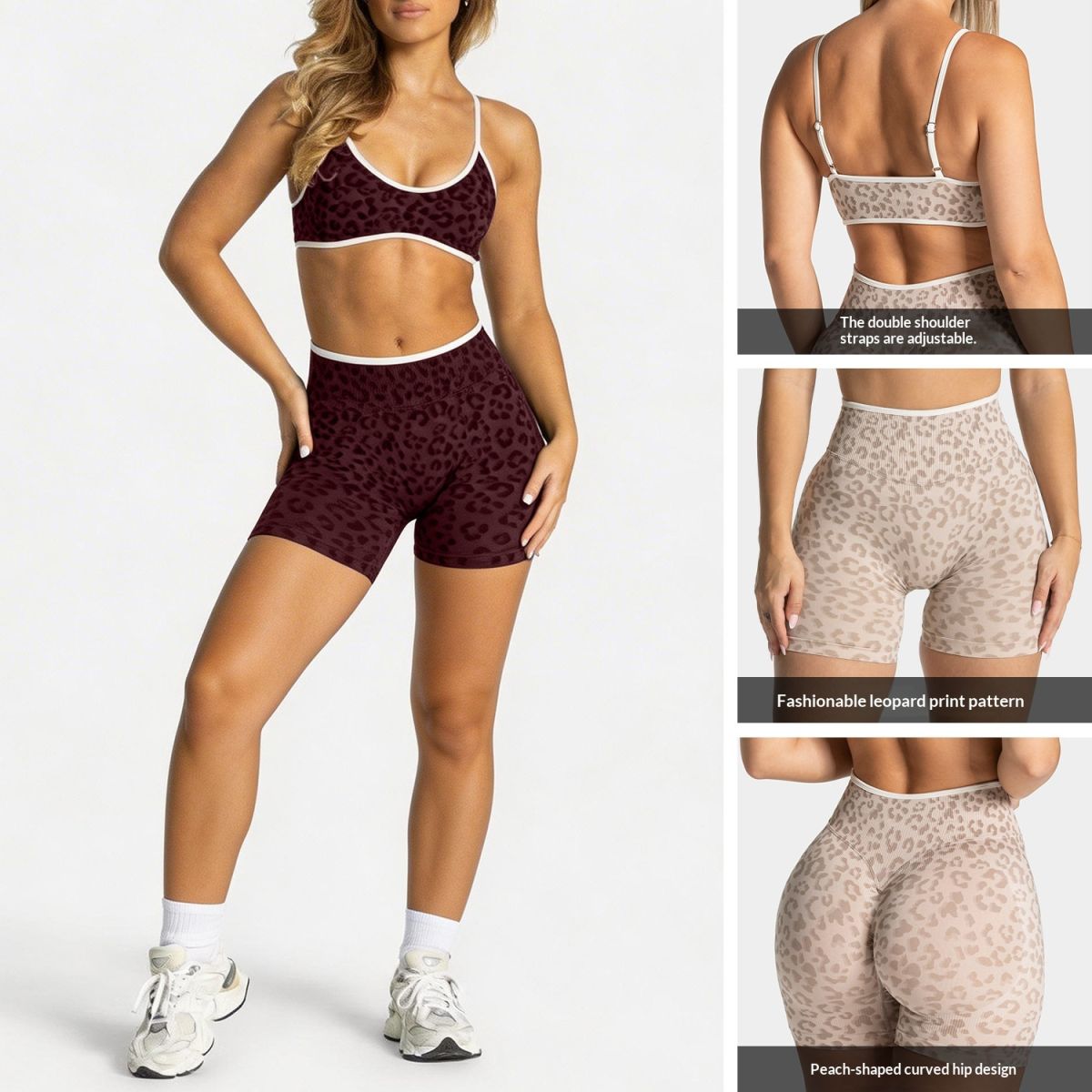 High-elastic Sports Bra Set Quick-drying Bare-feel Seamless Yoga Wear