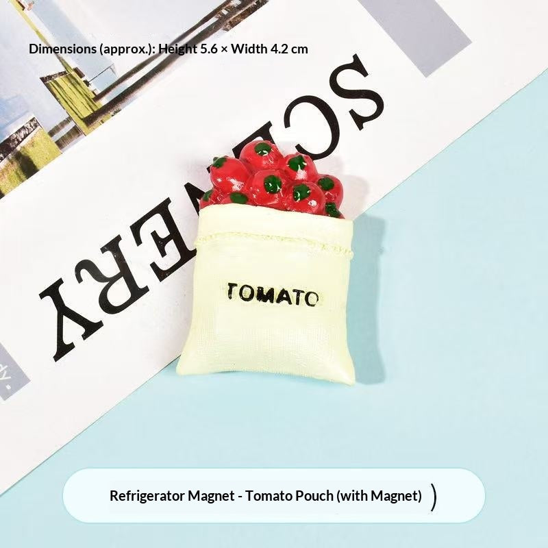 3D Food Toy Decorative Creative Magnetic Stickers