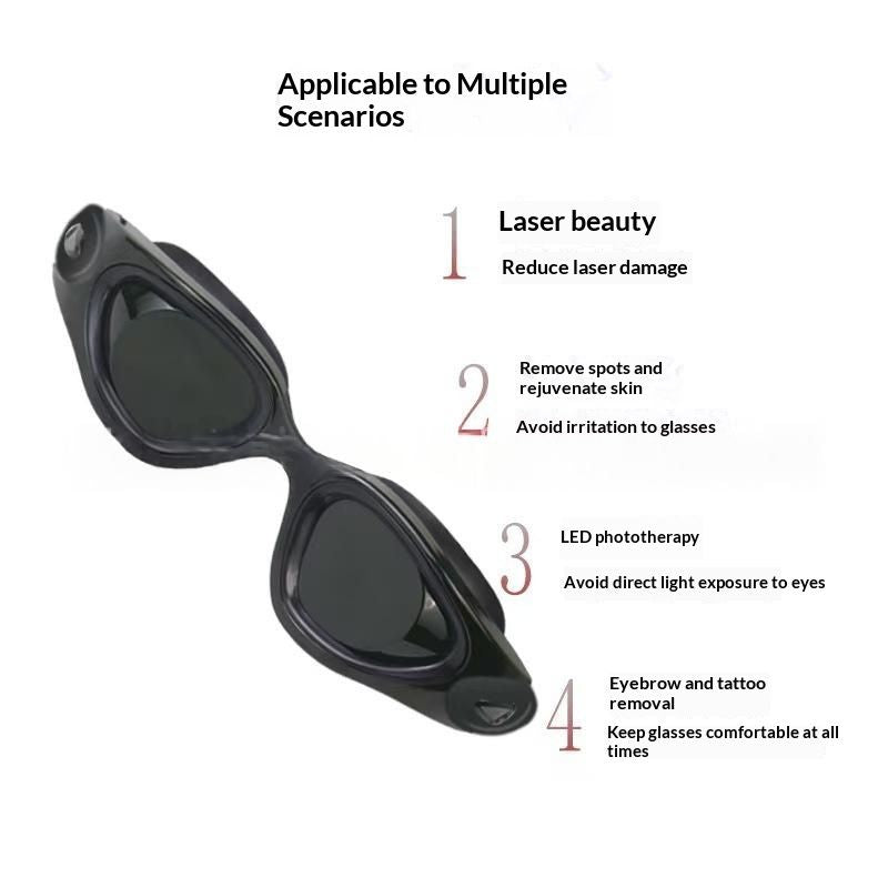 Laser Protection Beauty Eye Mask, Medical-grade Silicone