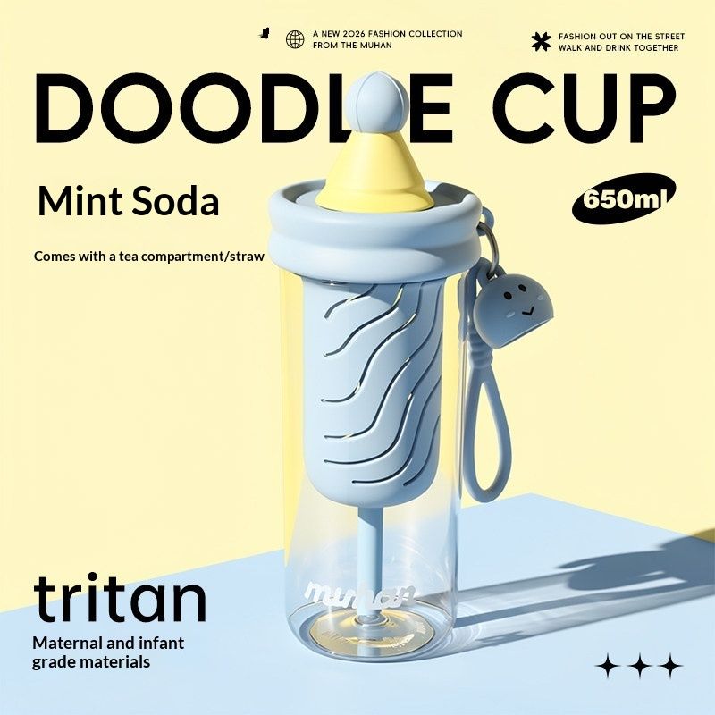 Style Tritan Water Bottle With A Tea Infuser