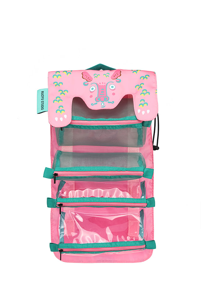 Portable Large Capacity Four-in-one Detachable Wash Makeup Buggy Bag