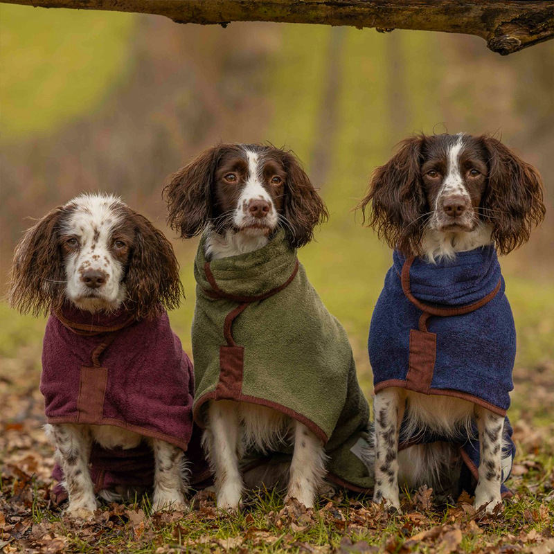New Three-color Double-layer Microfiber Pet Bathrobe