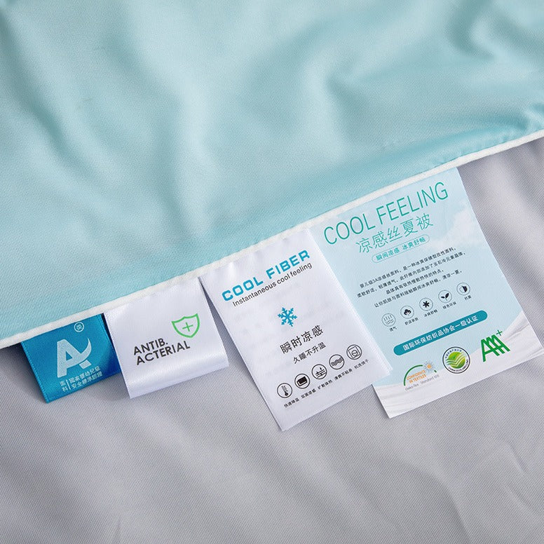 Summer Cooling Fiber Lightweight Blanket Comforter Double Side Breathable Soft