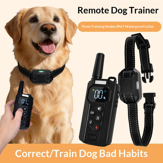 Smart Remote Dog Training Device Anti-Barking Shock Collar