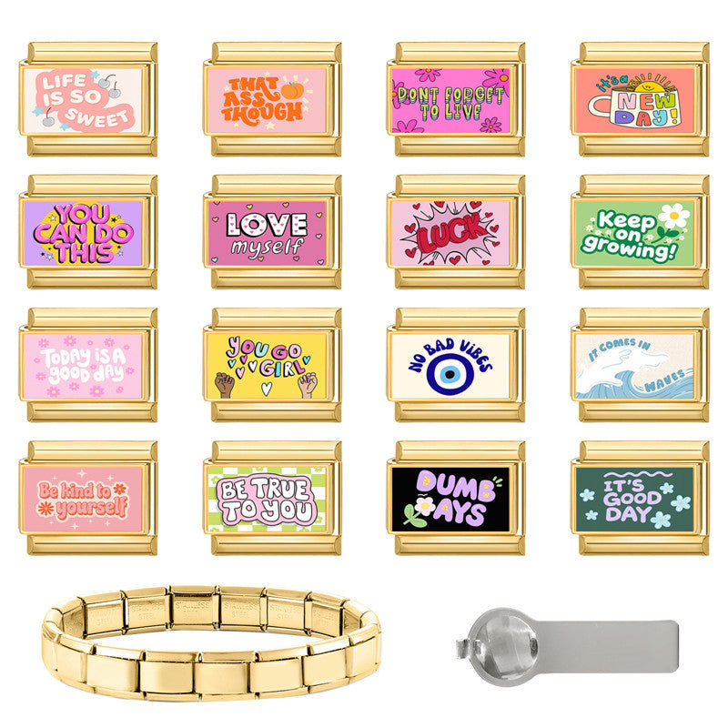 Italian Charm Stretchy Geometric Style Multi Functional Accessories