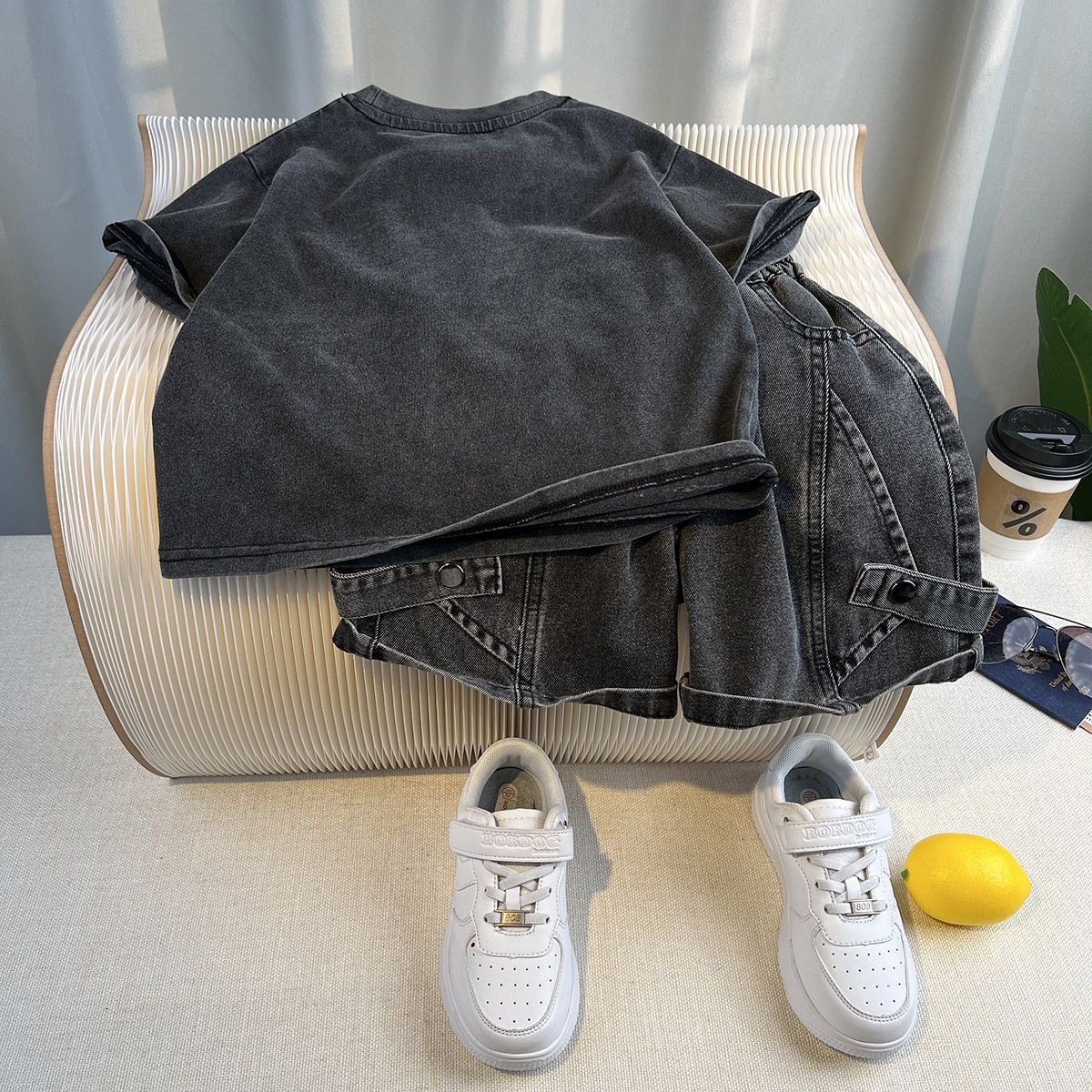 Boys' Korean-style Handsome Short-sleeve Summer Outfit