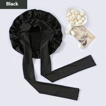 Simple Hair Care Wide-brimmed Lace-up Hat