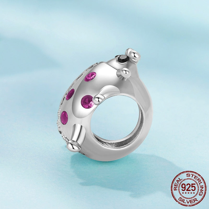 S925 Sterling Silver Lucky Ladybug Bead Accessories