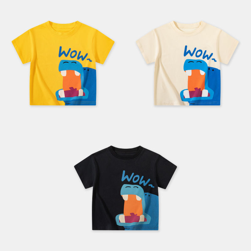Childrens Summer Korean-style Short-sleeve T-shirt