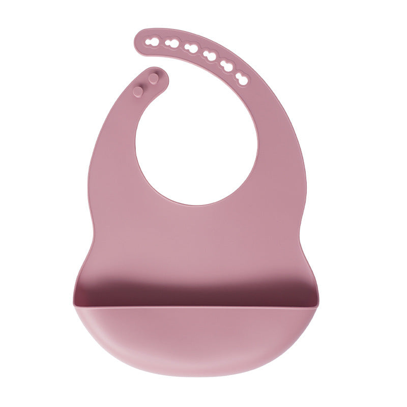 Silicone Bib Baby Feeding Bib Waterproof Food-grade