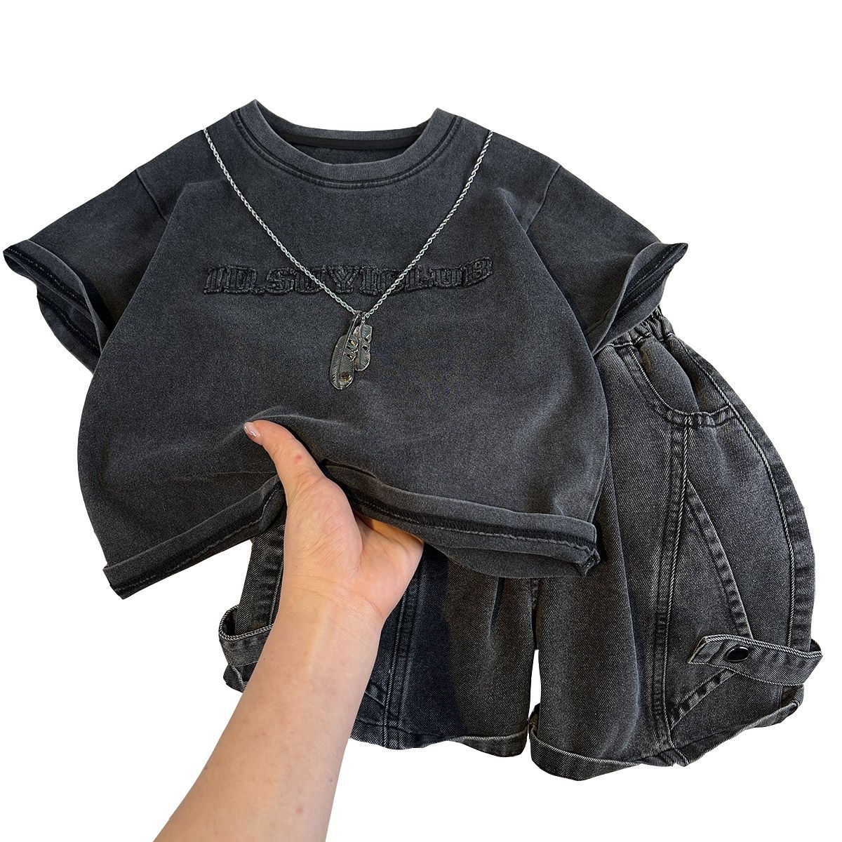 Boys' Korean-style Handsome Short-sleeve Summer Outfit