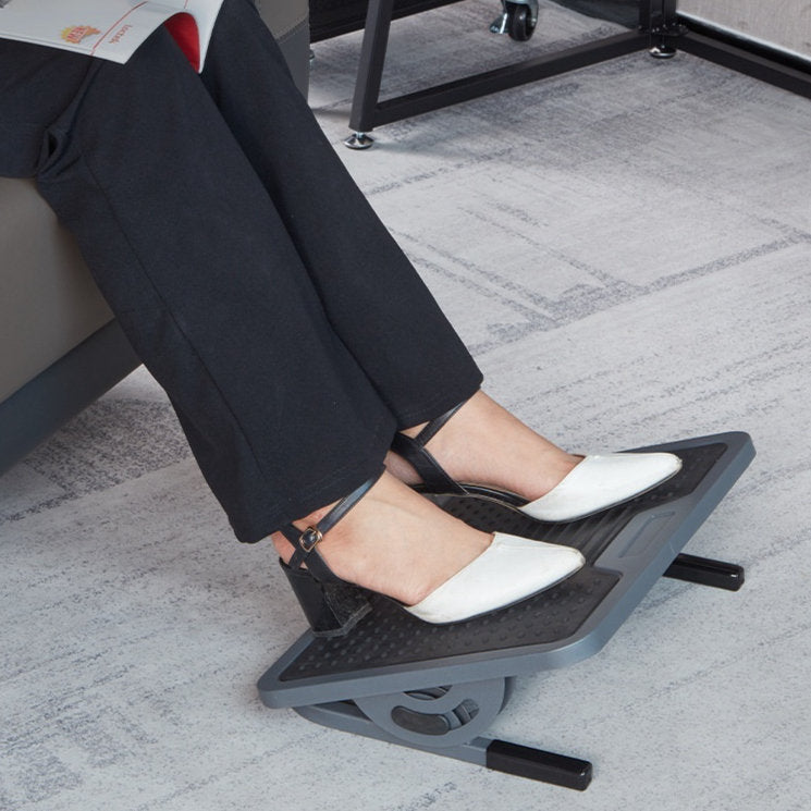Pedal Ergonomic Office Massage Metal Lunch Break Foot Bench