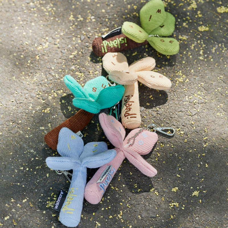 Cute Coconut Tree Pendant Key Chain Summer Bag Pendant Pendant Doll Qixi Gift