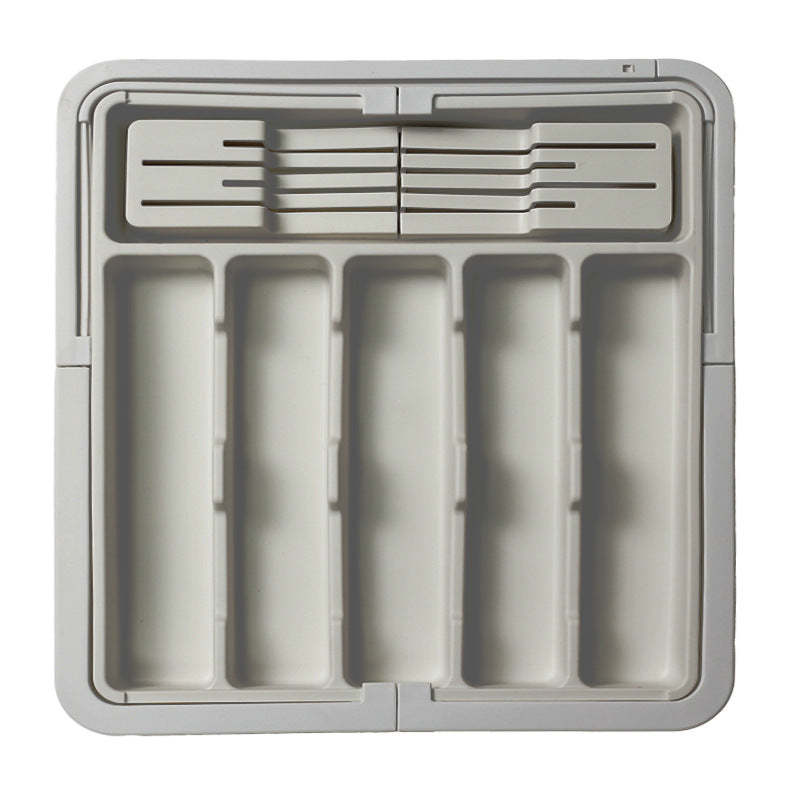 Kitchen Cutlery Compartment Storage Box