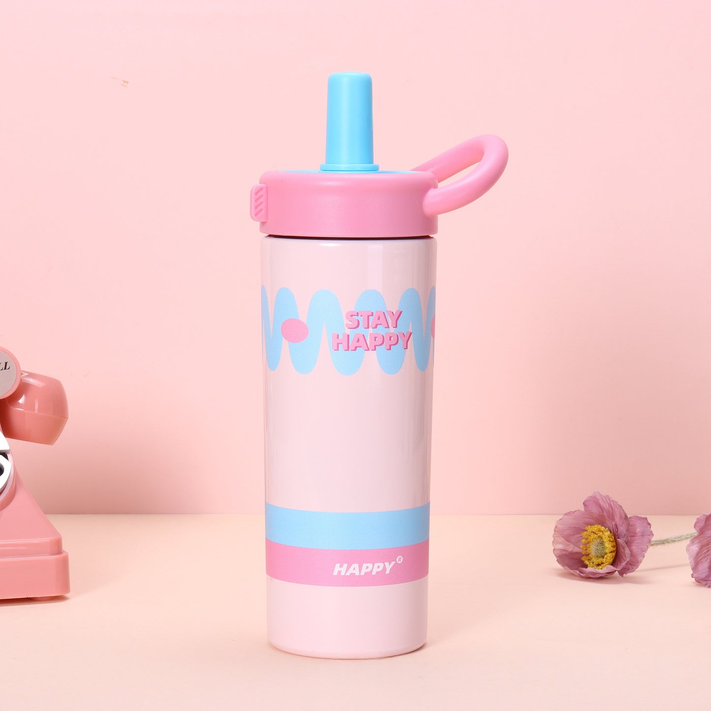 New Stylish High Grade Womens Portable Straw Cup With A Thickened Body