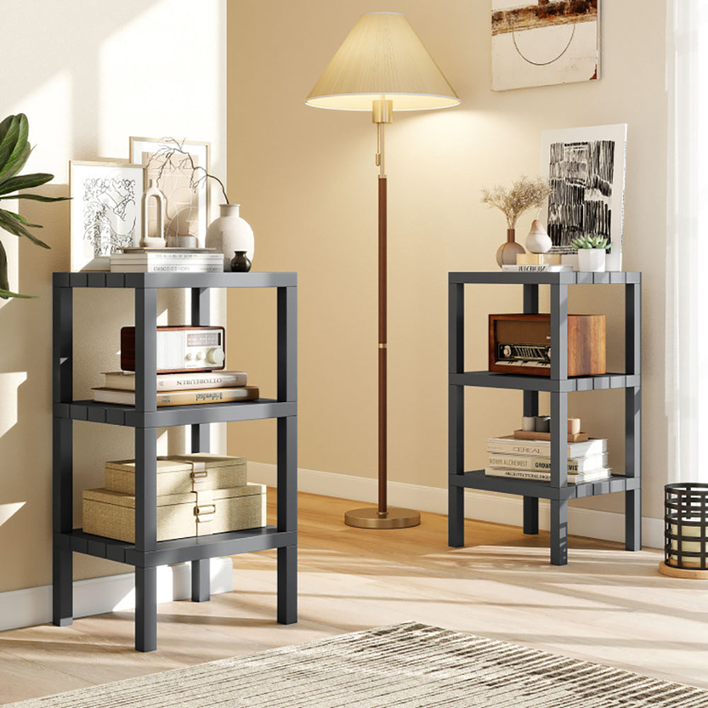6 Tier Plastic Modular Storage Shelves For Living Room And Kitchen High-quality PP For The Living Room, Bathroom And Kitchen
