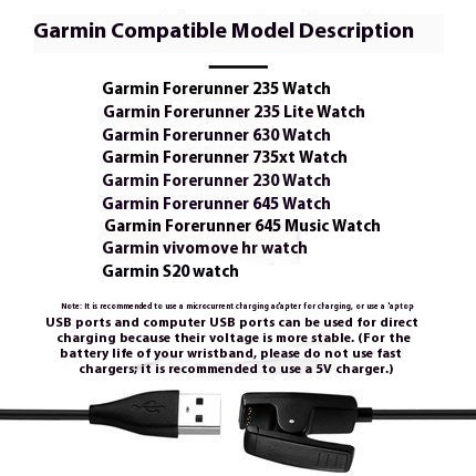 Watch Data Cable Charger Charging Clip