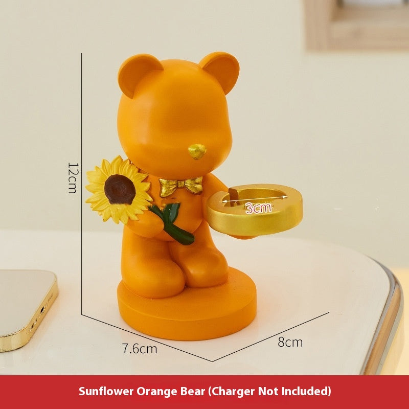 Trendy Resin Cool Rabbit Watch-charging Bracket