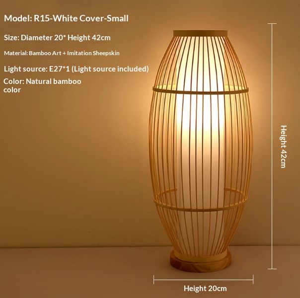 Living Room Floor Lamp Bedroom Tea Room Zen-style Bedside