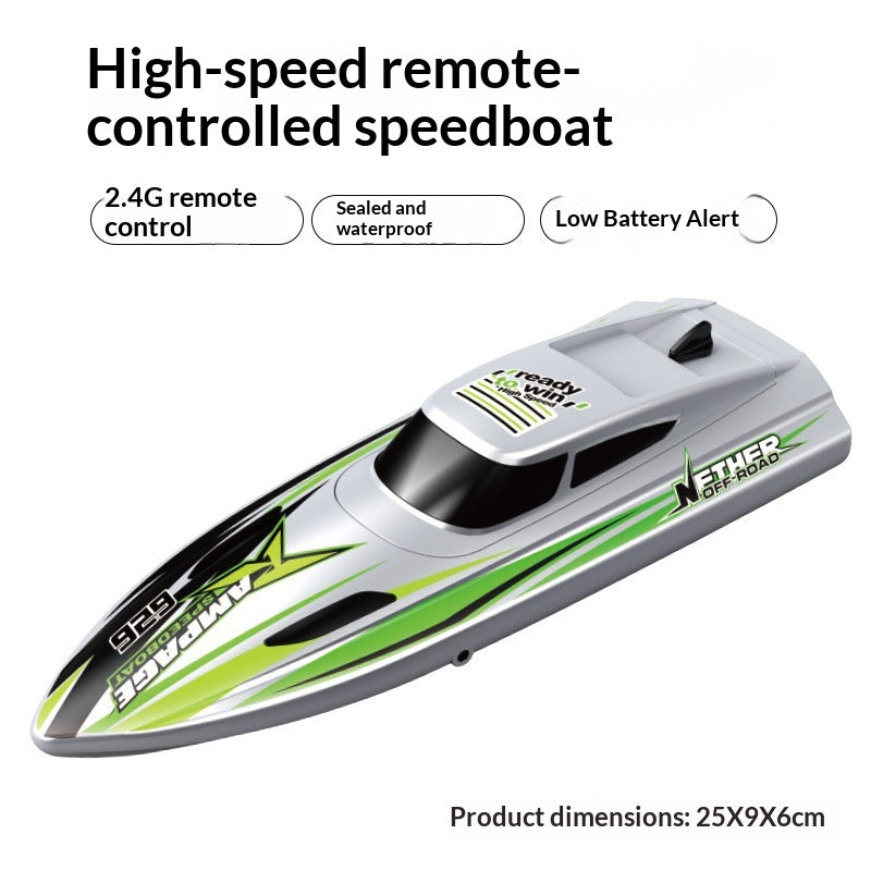 Remote-controlled Boat Charging Racing Electric Remote-controlled Speedboat