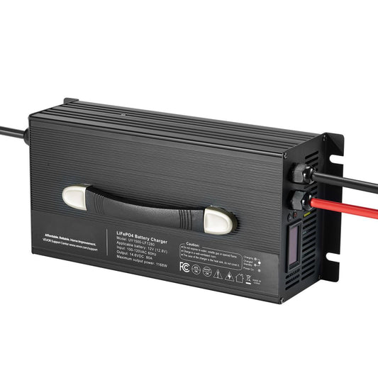 12V 80A Lithium Battery Charger 14.6V AC-DC LiFePO4 Smart Charger For RV