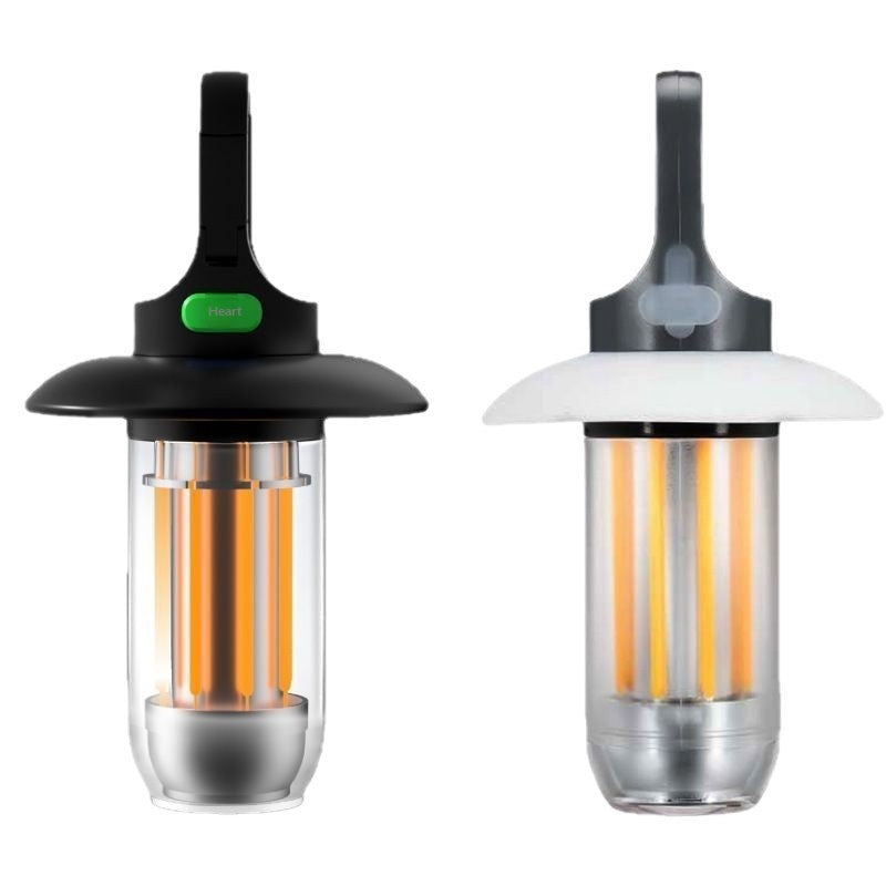 Dual-Source Camping Light With Outdoor Multi-Function Hanging Hook