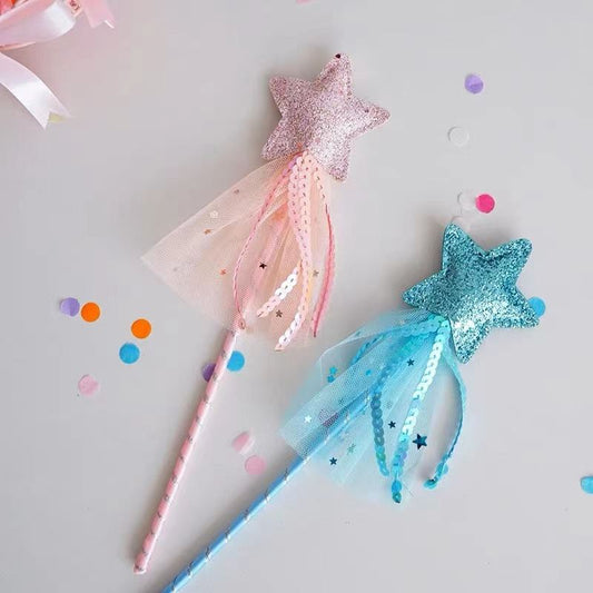 Five-pointed Star Magic Wand Magic Wand Feather Super Fairy Toys For Little Girls