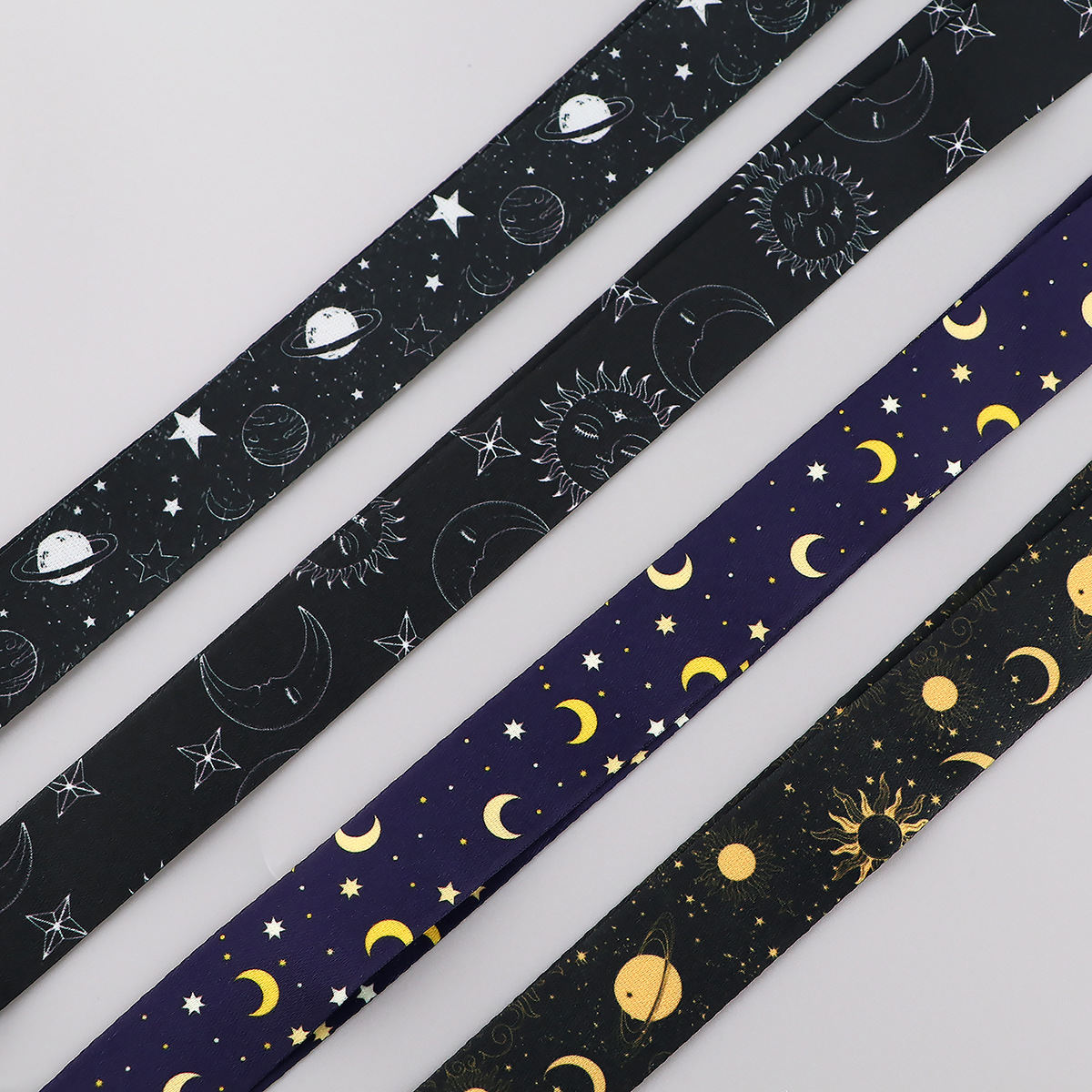 Starry Sky And Planets Moon Mobile Phone Cartoon Lanyard