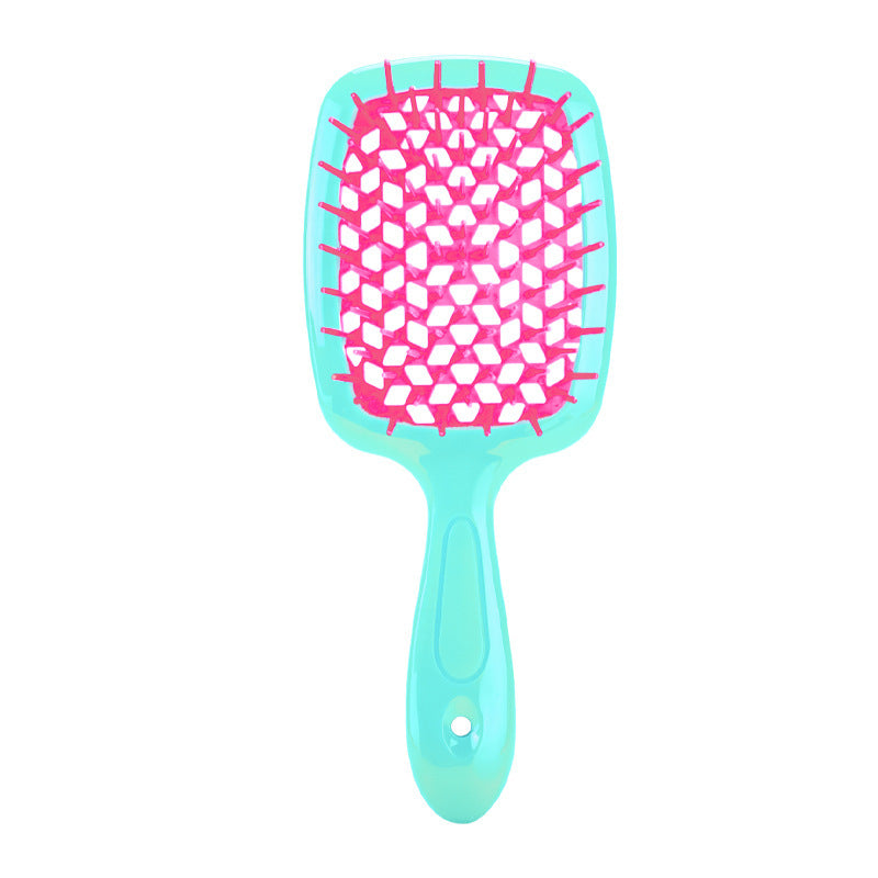 Detangling Comb With Hollow Design Doesnt Snag Hairsuitable For Both Curly And Straight Hair
