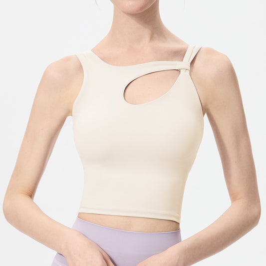 Yoga Clothes With Chest Pad Shockproof Bra Fitness Vest