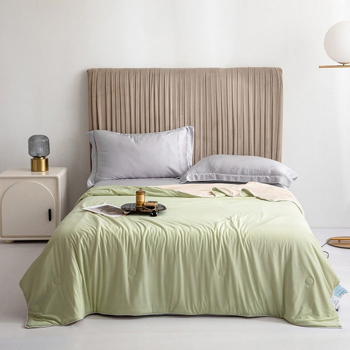 Summer Cooling Fiber Lightweight Blanket Comforter Double Side Breathable Soft