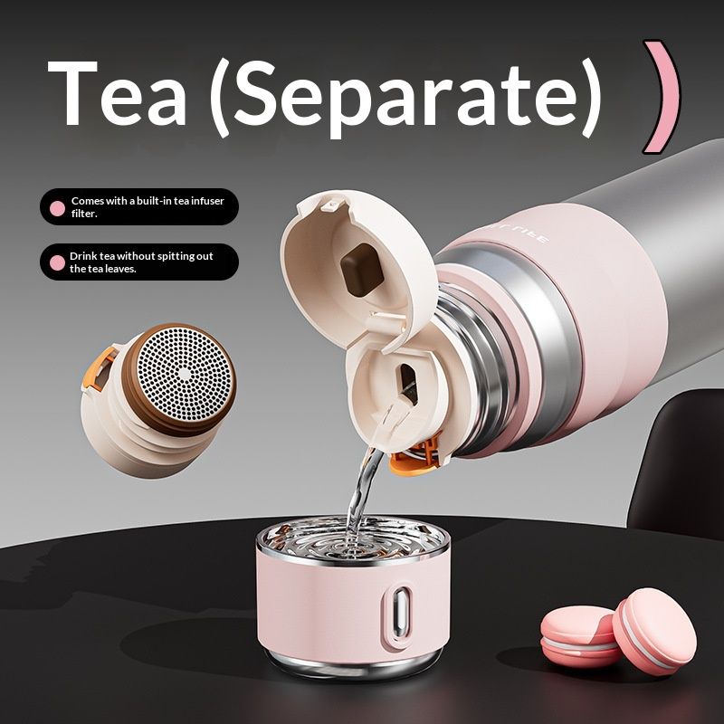 Stainless Steel Insulated Cup Vs Smart Temperature-display Portable Water Bottle