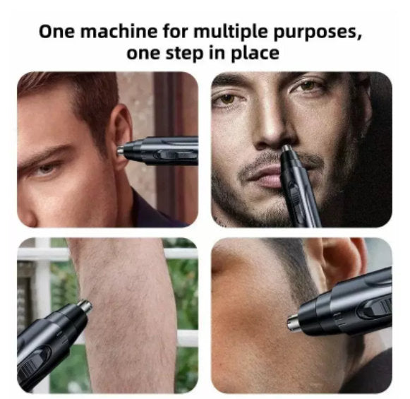 Black Electric Nose Hair Trimmer Ear And Nose Hair Trimmer