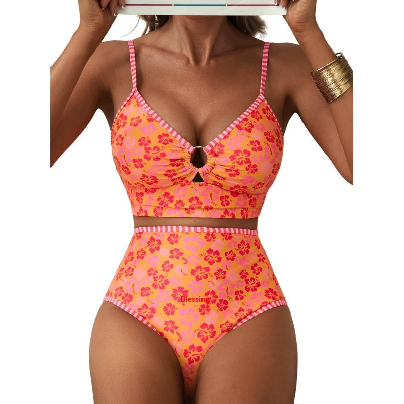New Womens Figure-hugging Bikini Set