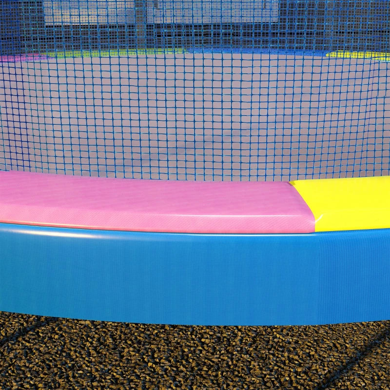 14FT Trampoline Spring Cover, Safety Trampoline Pad Replacement, Waterproof And Tear Resistant, All Weather Trampoline Accessories, Multi Color