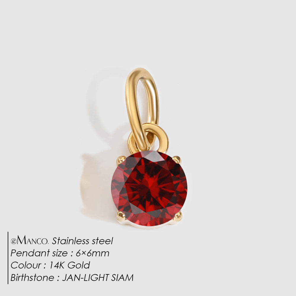 DIY Jewelry Accessories Stainless Steel Pendant Charms