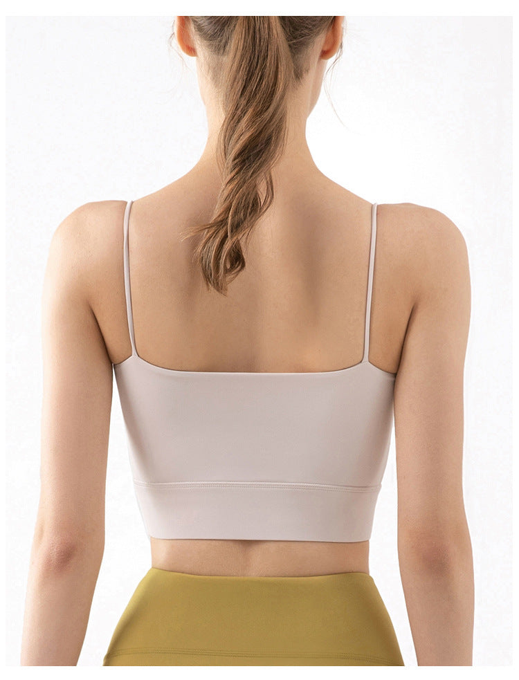 Thin Shoulder Beauty Back Exercise Vest With Chest Pad Female Yoga European And American Style Sling Workout Underwear