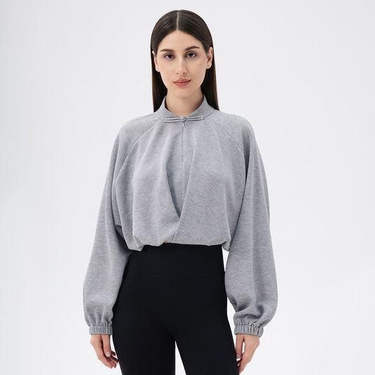 Modal Loose Fitness Sports Sweater Yoga Clothes