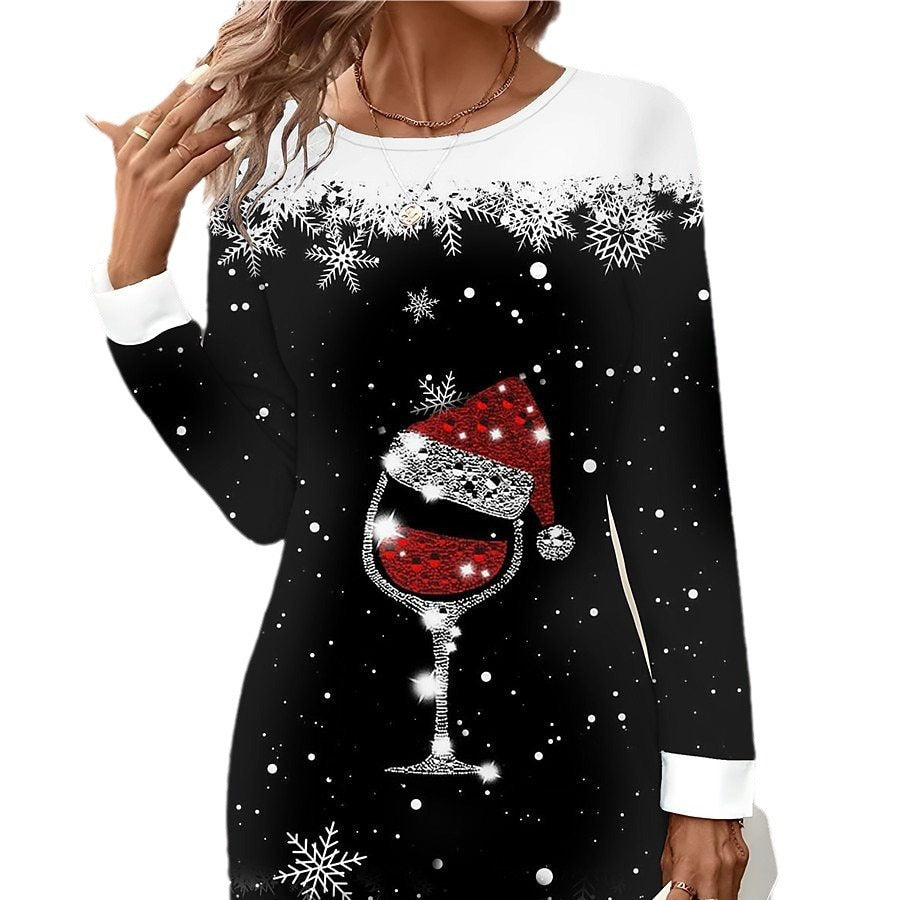 Women's Sweater Mini Dress Active Fashion