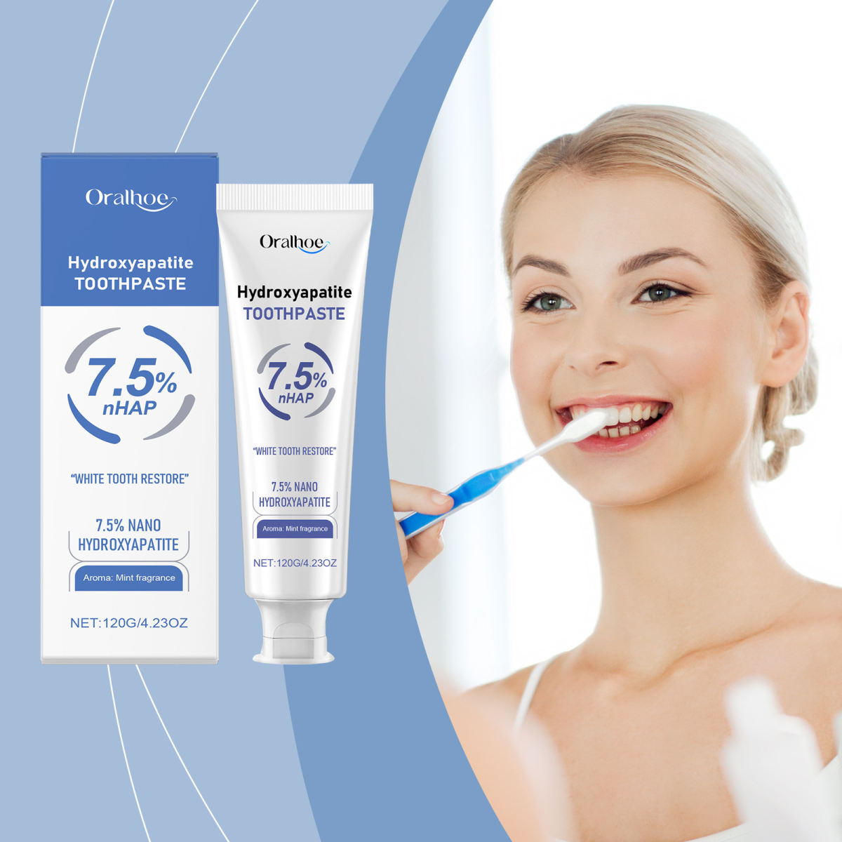 Decontamination Care Teeth Cleaning Mint Odor Removal Care Toothpaste