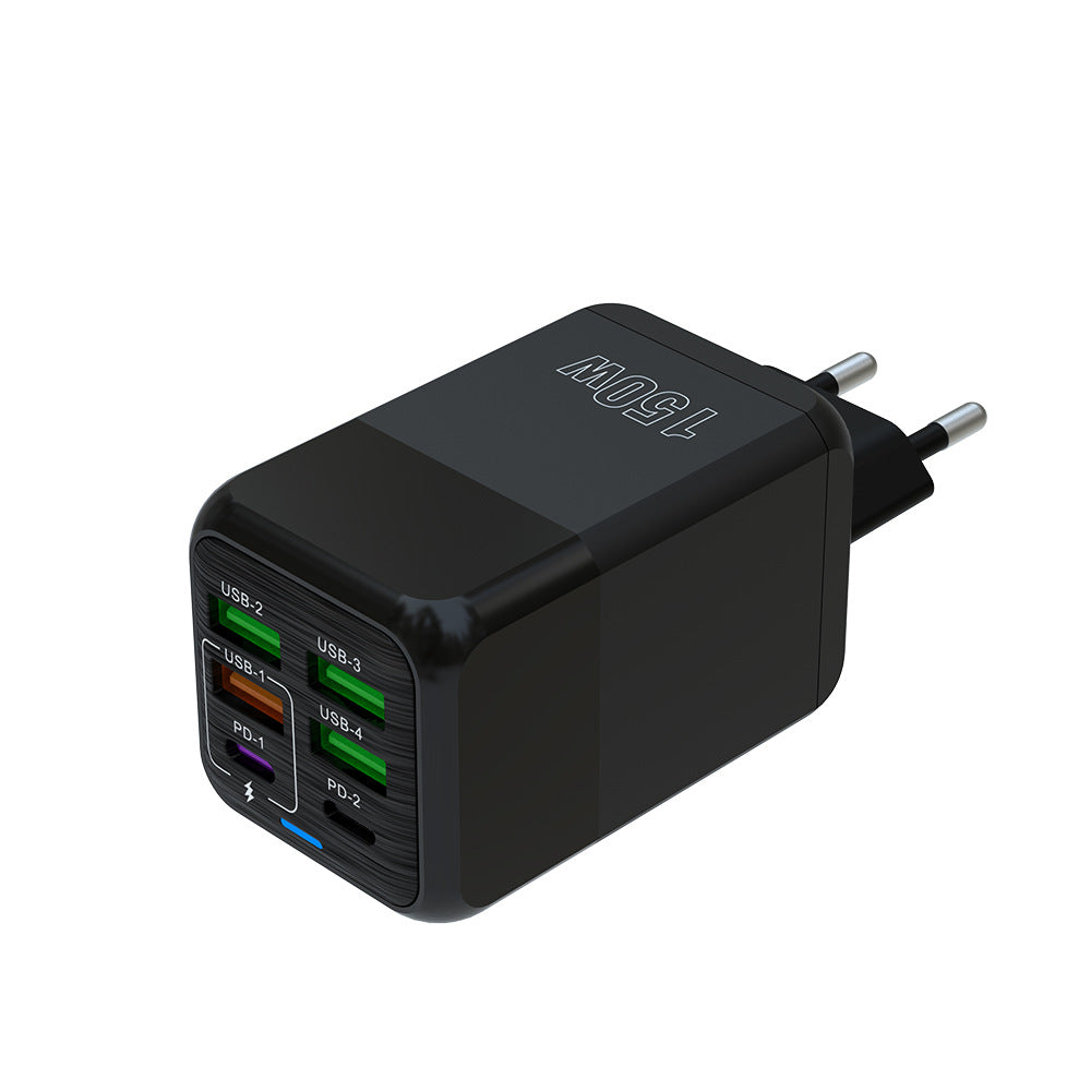 New 150W 4-USB 2-PD Multi-Port Fast-Charging Phone Charger