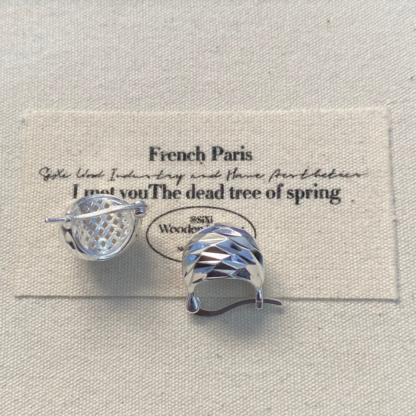 1 Pair 999 Sterling Silver Faceted Cut Hoop Earrings, Minimalist & Elegant, Perfect For Daily, Dating & Business, Ideal Valentine's Gift