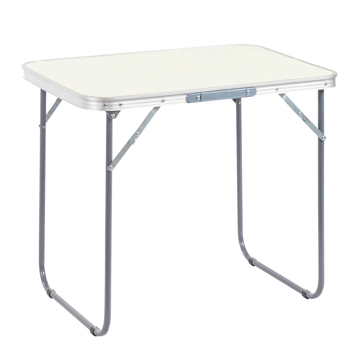 2.3ft Portable Aluminum Folding Camping Table, 70-50cm Lightweight Foldable Table For Outdoor Picnic, Indoor Dining