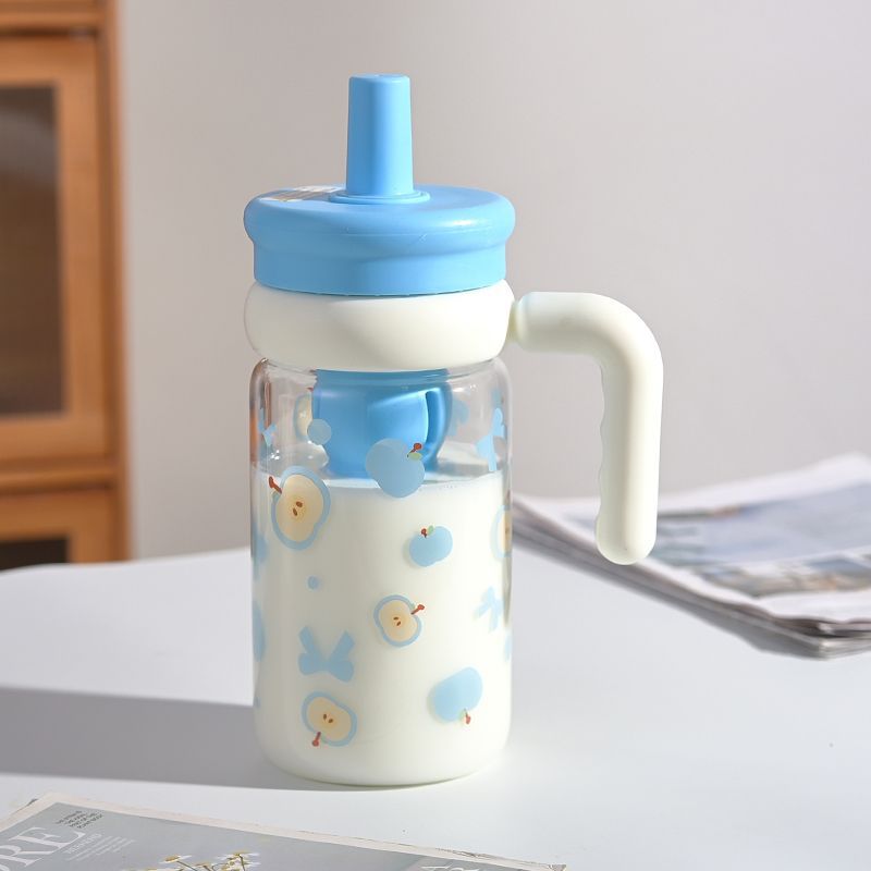 New Large-capacity Straw Cup With A Handle