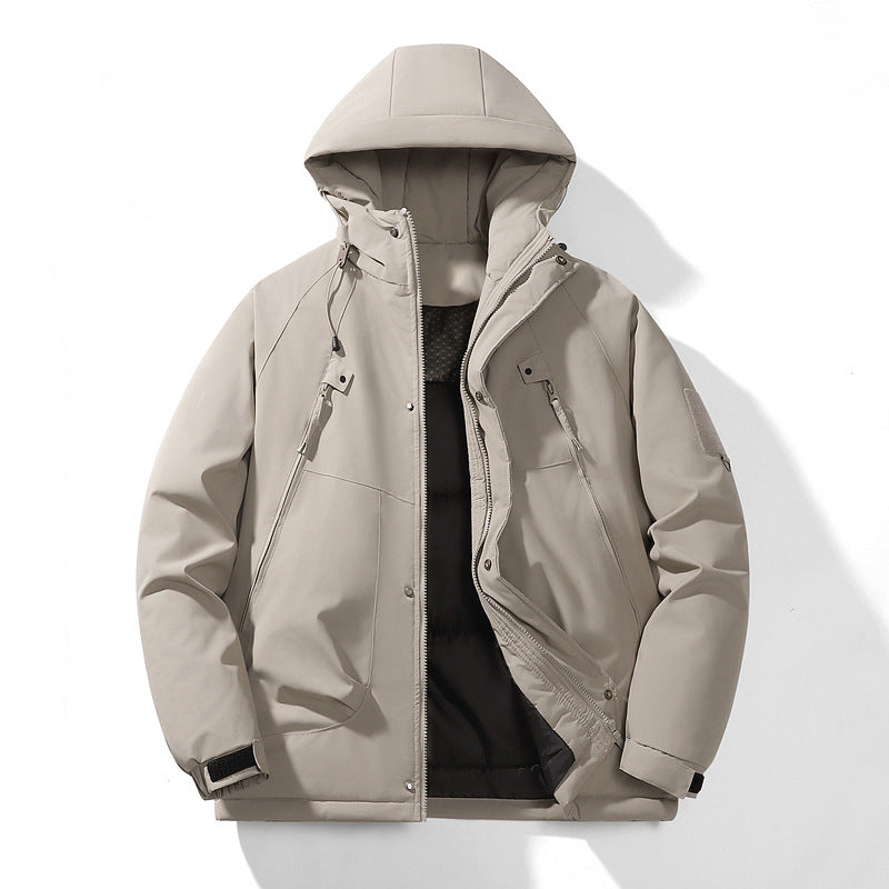 Women's Cotton-Padded Jacket Workwear Outdoor Casual