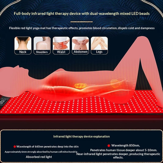 Portable Home Use Charging Red Light Therapy Blanket Far Infrared